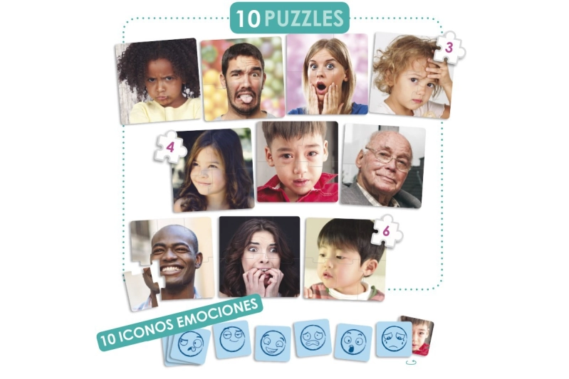 SET DE PUZLES LAS 10 EMOCIONES