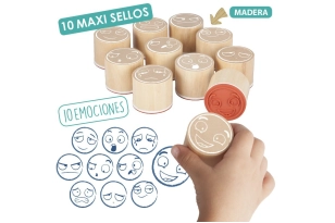 Maxi segells de les 10 emocions bàsiques