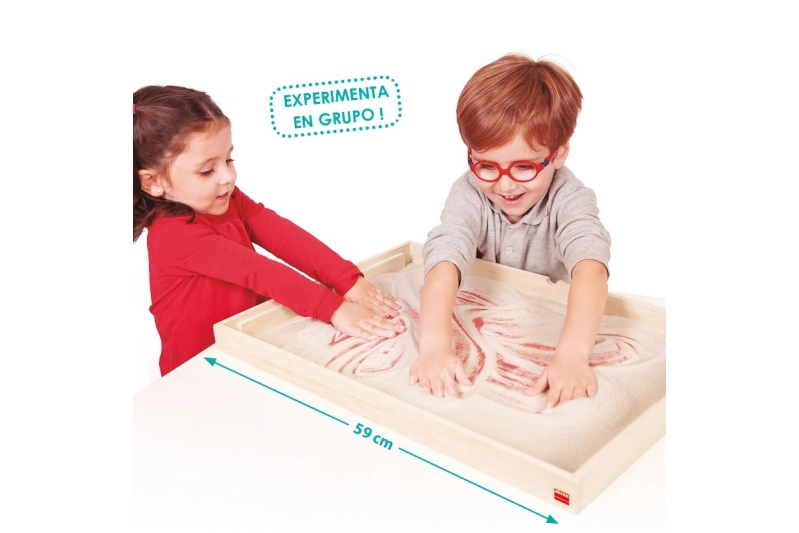 Bandeja y pizarra sensorial de preescritura XL
