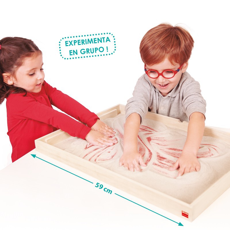 Bandeja y pizarra sensorial de preescritura XL