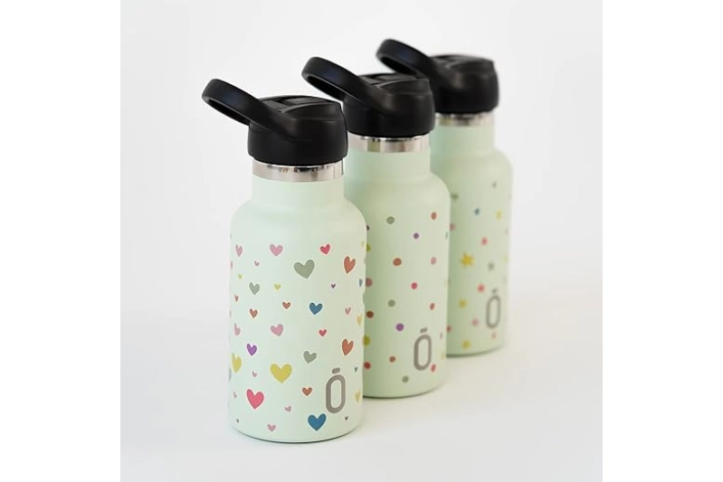 Ampolla cantimplora confeti cors meló 350ml