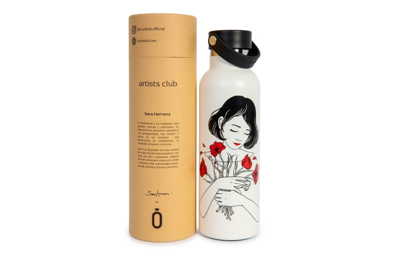 Botella cantimplora Runbott Primavera nata 600ml