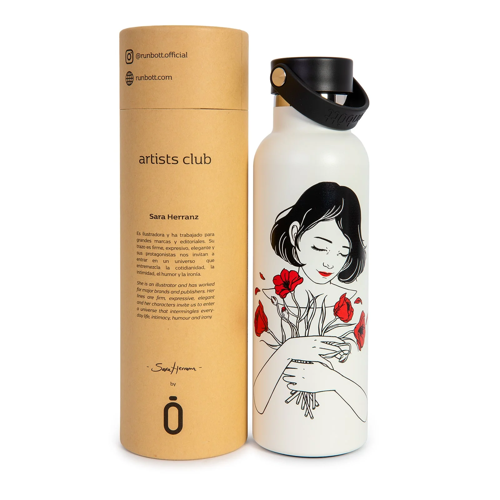 Botella cantimplora Runbott Primavera nata 600ml