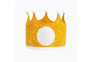 Corona de cumpleaños constellación mostaza