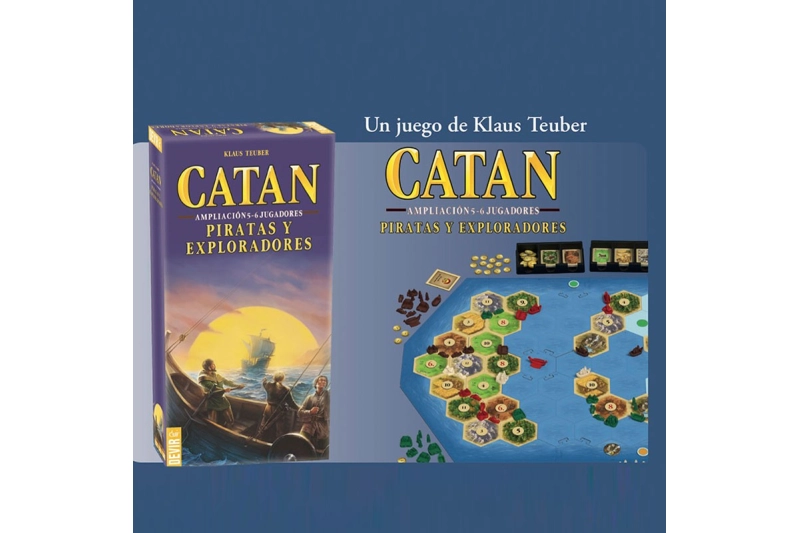 Catan Piratas y exploradores Exp. 5-6 jugadores
