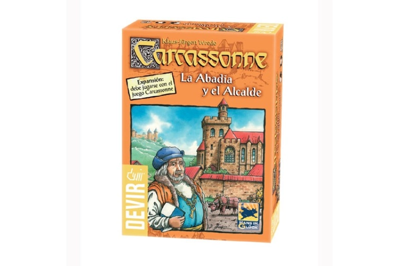 Carcassone la Abadia i el alcalde