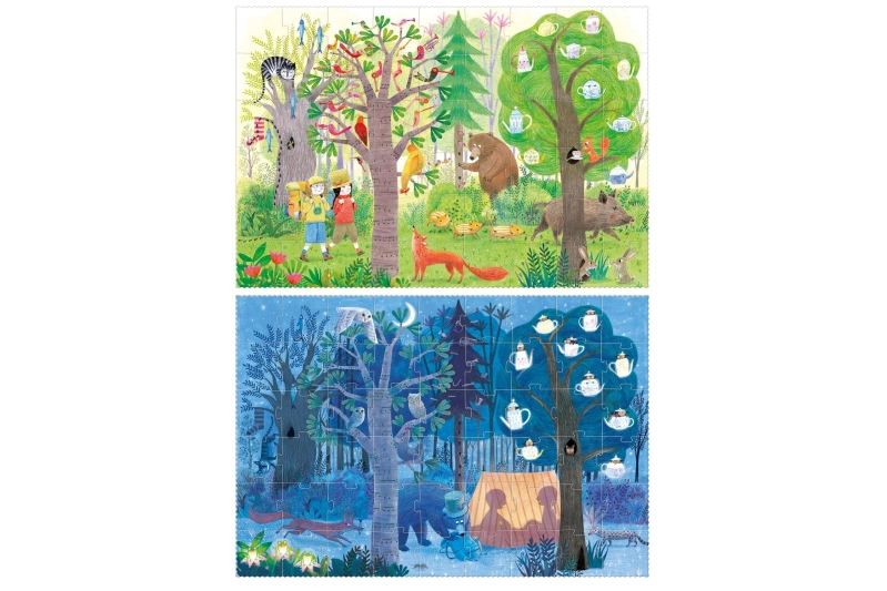 Rompecabezas dia y noche 54 piezas