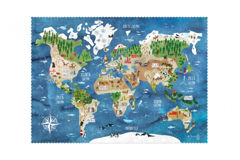 Rompecabezas Discover the world 200 piezas