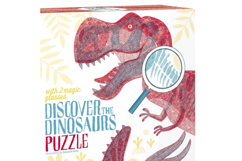 Puzle Discover the dinosaurs 200 peces