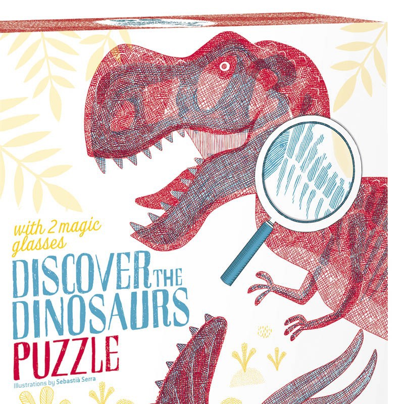 Puzle Discover the dinosaurs 200 peces