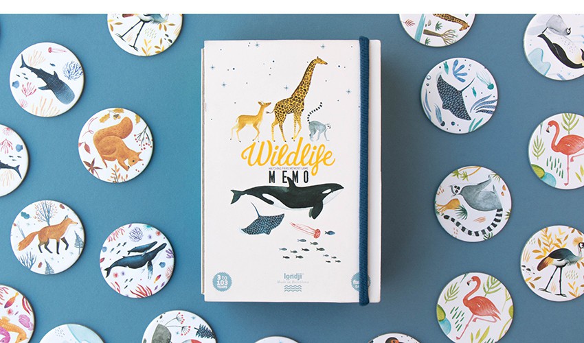 Juego de memoria Wildlife
