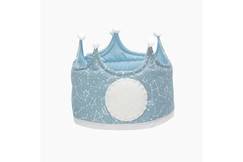 Corona d'aniversari constel·lació blue grey