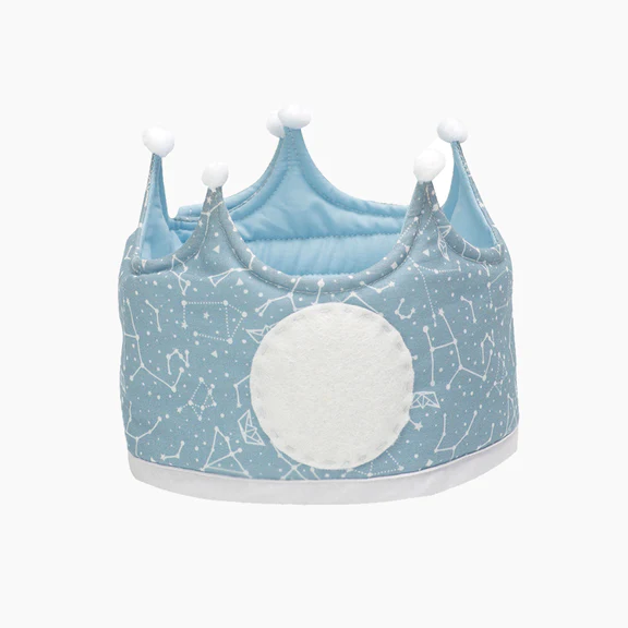 Corona de cumpleaños constel·lación blue grey