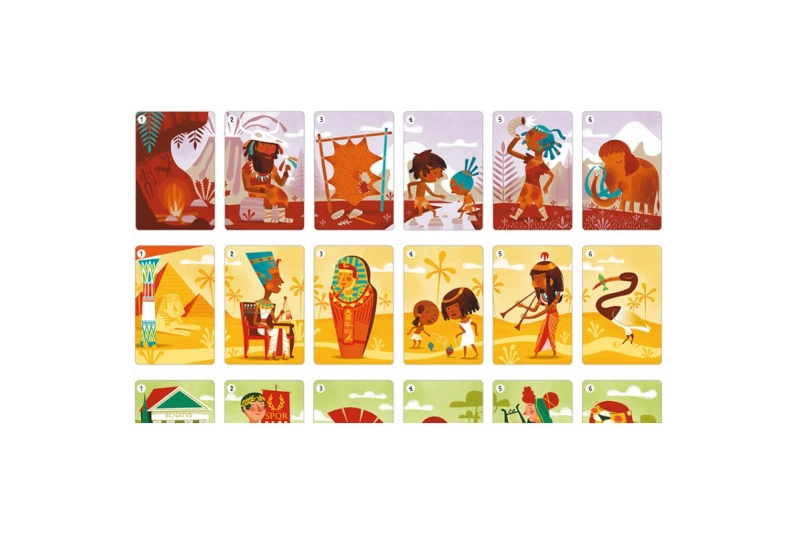 Juego de familias Sapiens human history