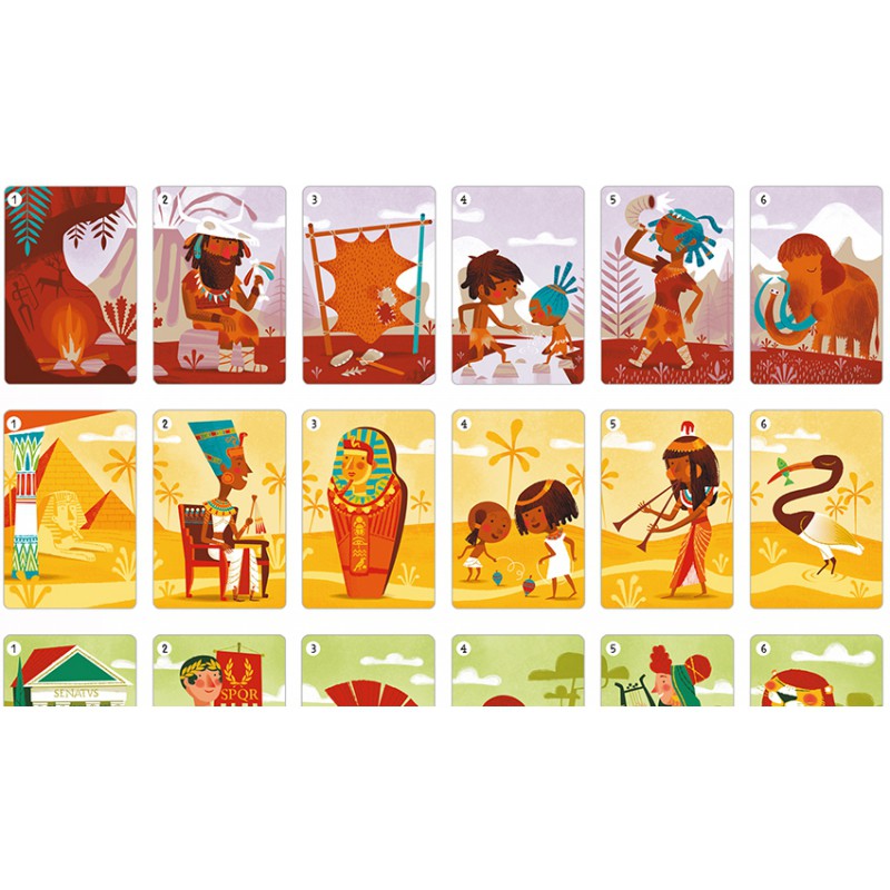 Joc de fer famílies Sapiens human history