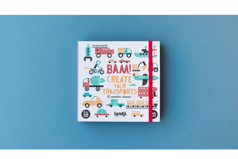 Bam! Tampons de fusta de transports