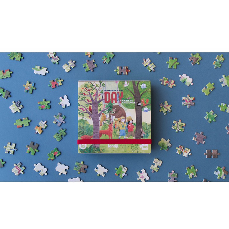 PUZZLE POCKET NIGHT & DAY 100 PIEZAS