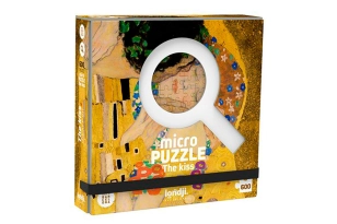 Micropuzzle The Kiss de Gustav Klimt de 600 piezas