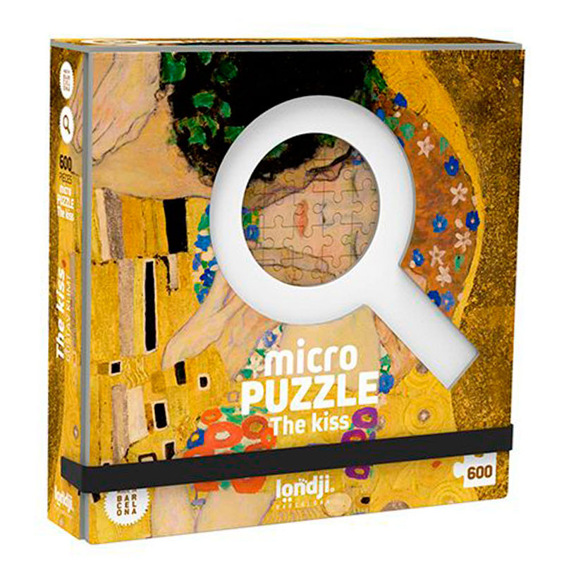 Micropuzzle The Kiss de Gustav Klimt de 600 peces