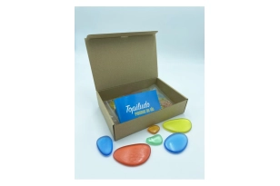 Topiludo piedras de río.