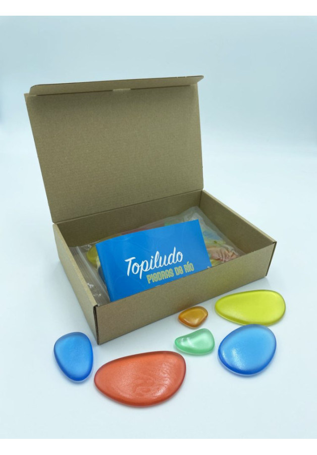 Topiludo piedras de río.