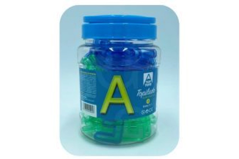 Topiludo pot 52 lletres majúscules translúcides