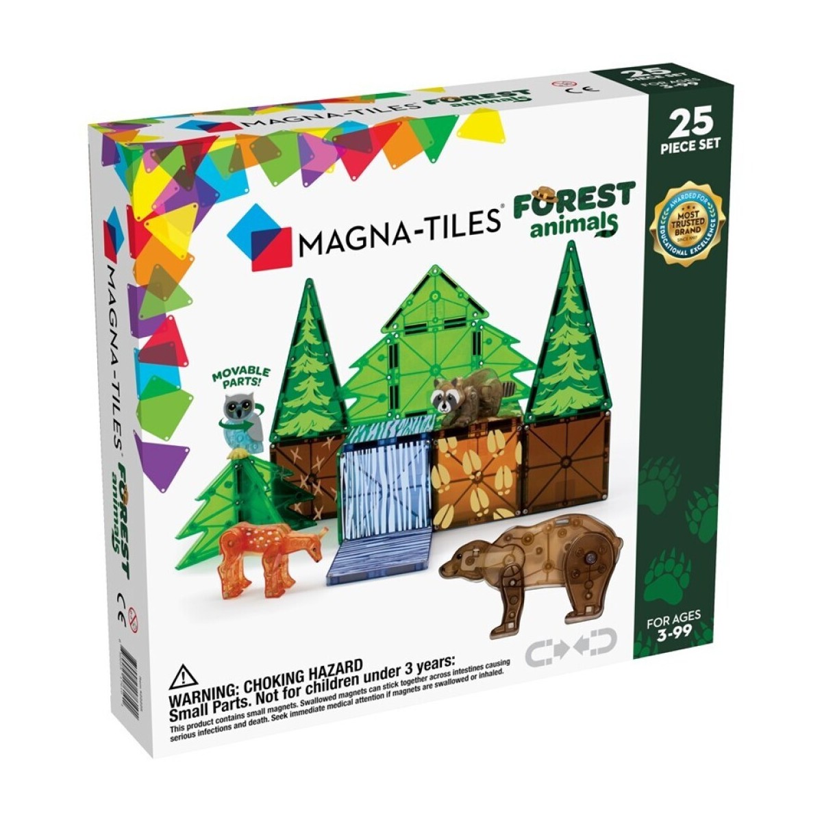 Magna-Tiles forest animals 25 Piezas