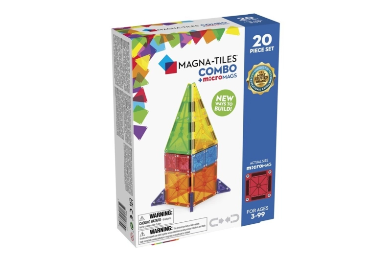Magna-Tiles 20 peces. Combo + microMAGS