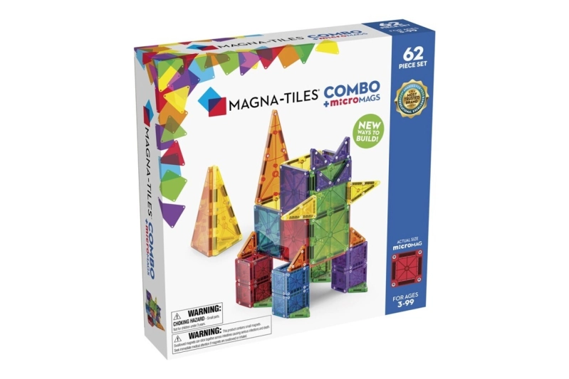 Magna-Tiles 62 peces. Combo + microMAGS