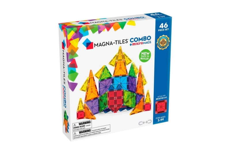 Magna-Tiles 46 peces. Combo + microMAGS
