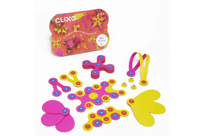 Crew pack groc/rosa 30 peces Clixo