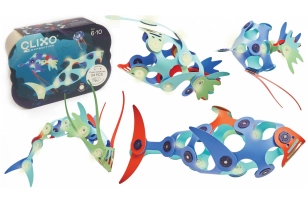 Pack criatures de l'oceà 24 peces Clixo