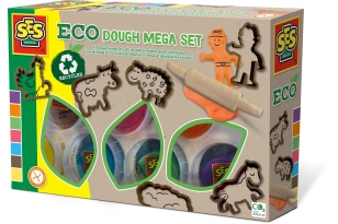 Plastilina Eco dough mega set (7x90gr con herramientas)