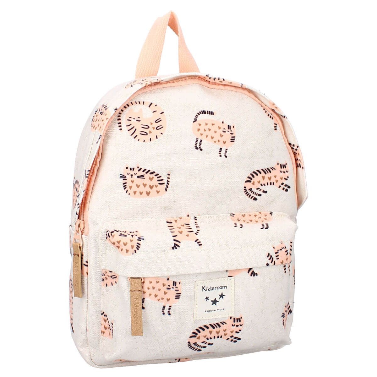 Mochilla gatos beig Kidzroom