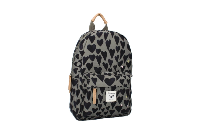 Mochila corazones gris Kidzroom