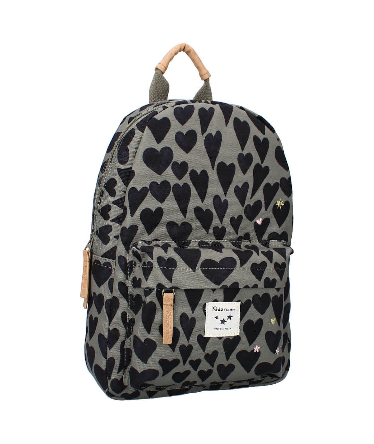 Mochila corazones gris Kidzroom