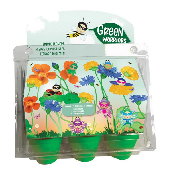 Hivernacle amb flors comestibles