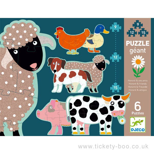 Rompecabezas evolutivo honore y los amigos