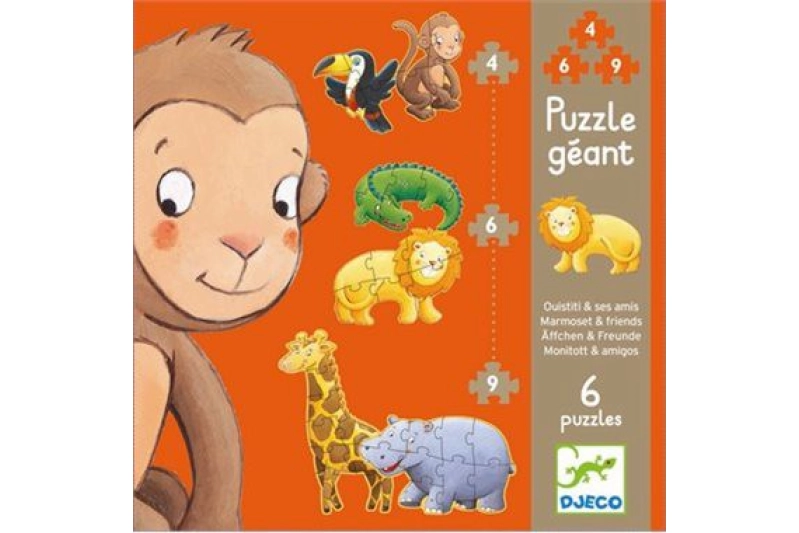 Trencaclosques evolutiu Ouistiti i els seus amics