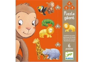 Rompecabezas evolutivo Ouistiti y sus amigos