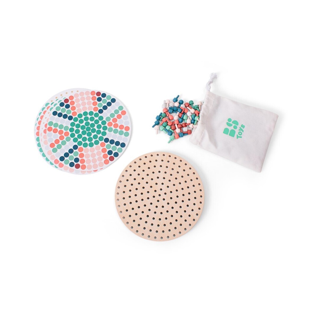 Tablero de Mosaicos con Clavijas