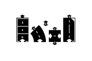 Carretera cautxú Waytoplay Halfway 7 peces