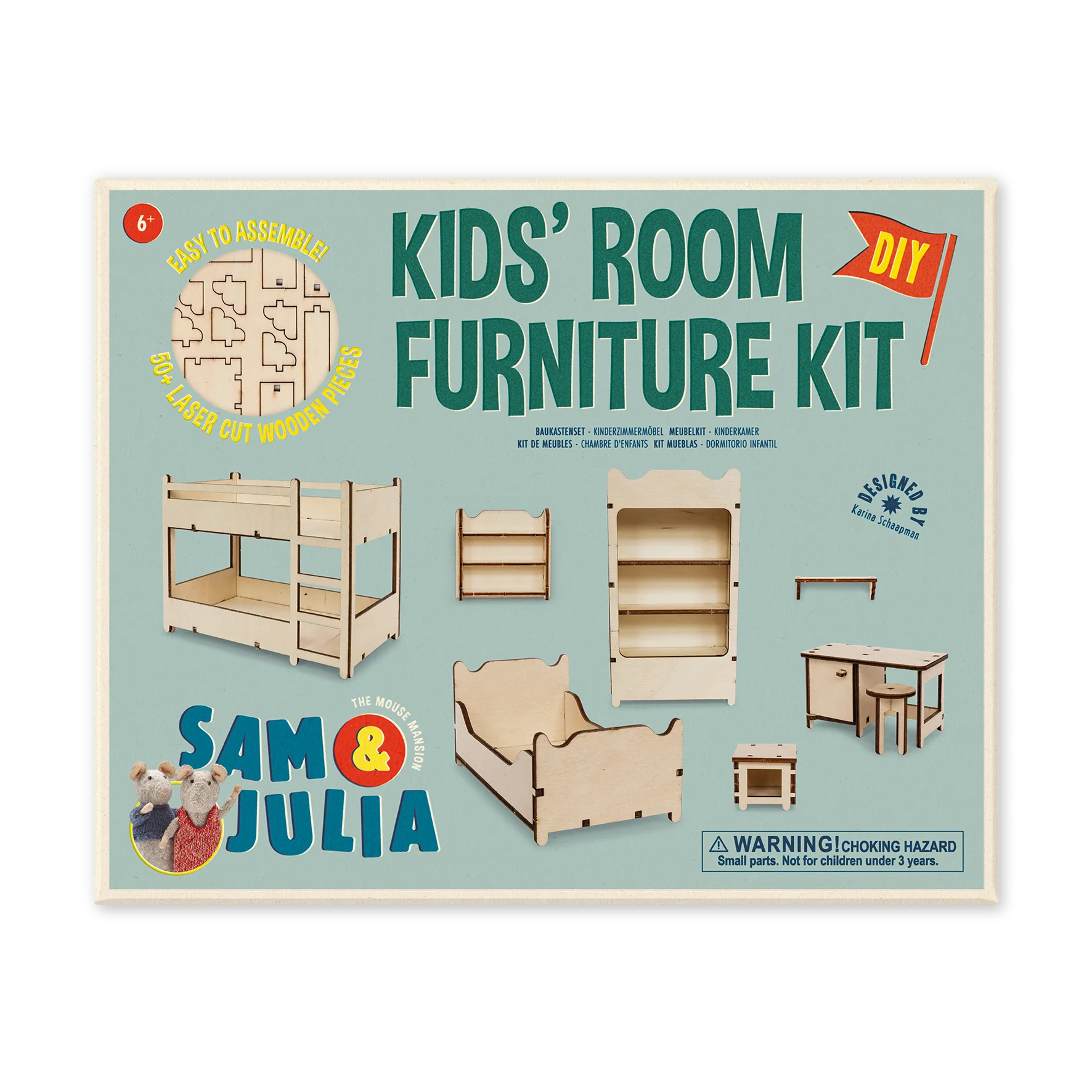 Kit de mobles d'habitació infantil The Mouse Mansi