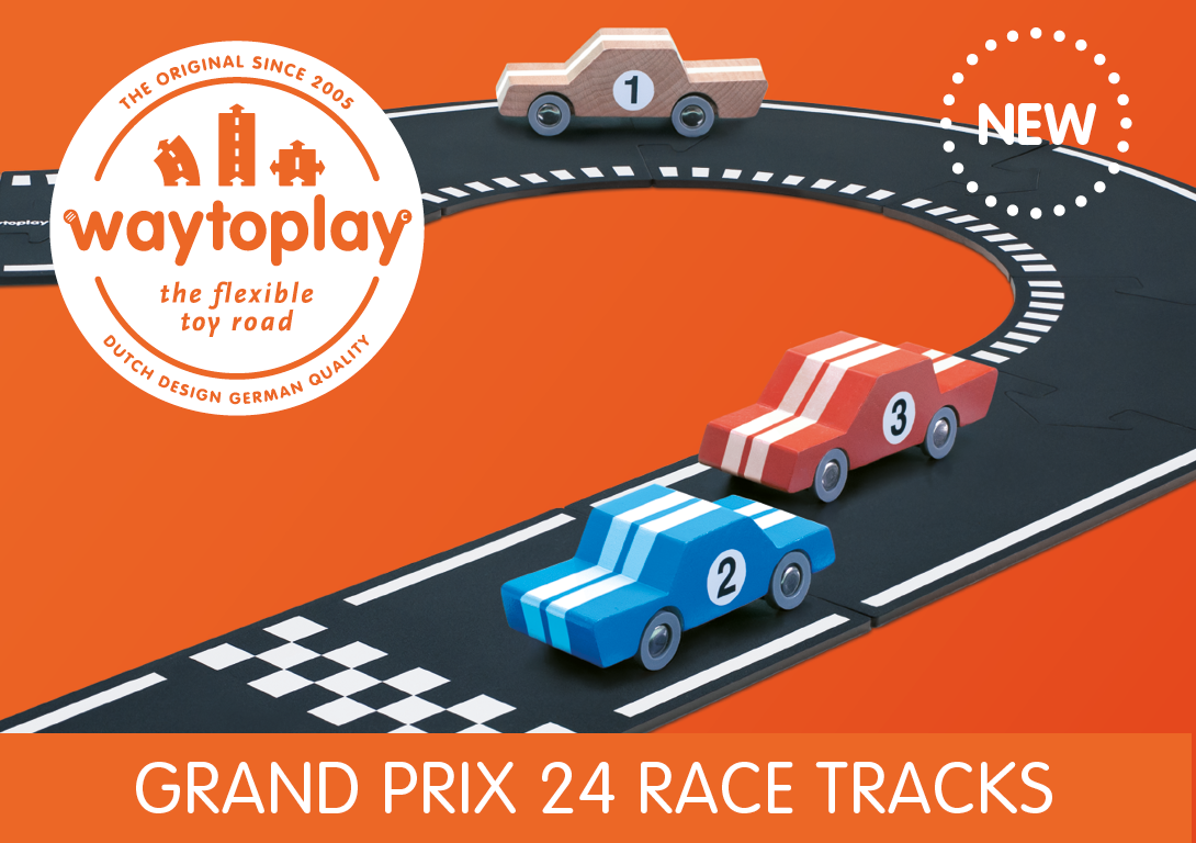 Carretera de caucho Waytoplay 24 peces Grand Prix