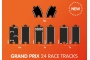 Carretera de caucho Waytoplay 24 peces Grand Prix