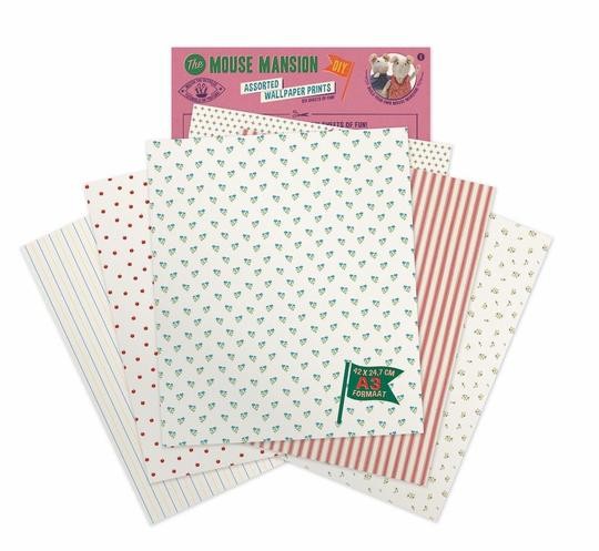 KIT DECORACIÓN PAPEL PINTADO THE MOUSE MANSION