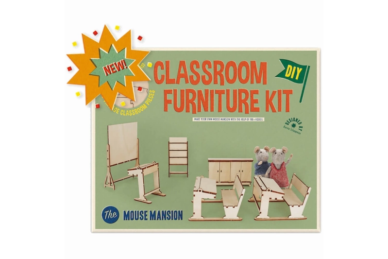 Kit de mobles d'escola The Mouse Mansion