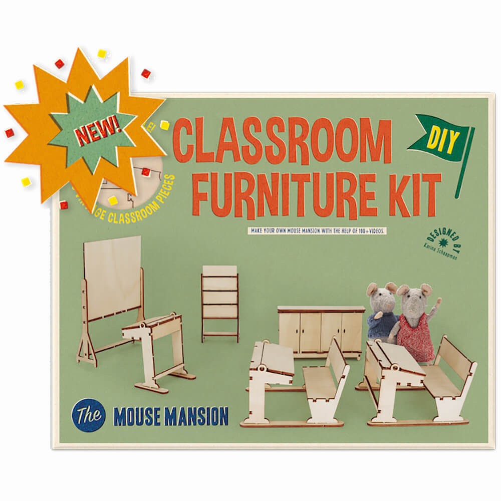 Kit de muebles de colegio The Mouse Mansion