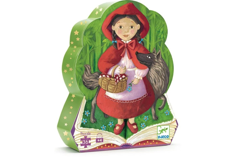 Trencaclosques caputxeta vermella 36 peces