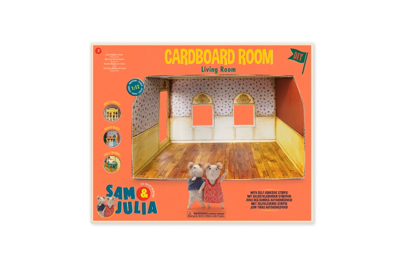 Habitació de cartró - Sala d'estar Sam & Julia